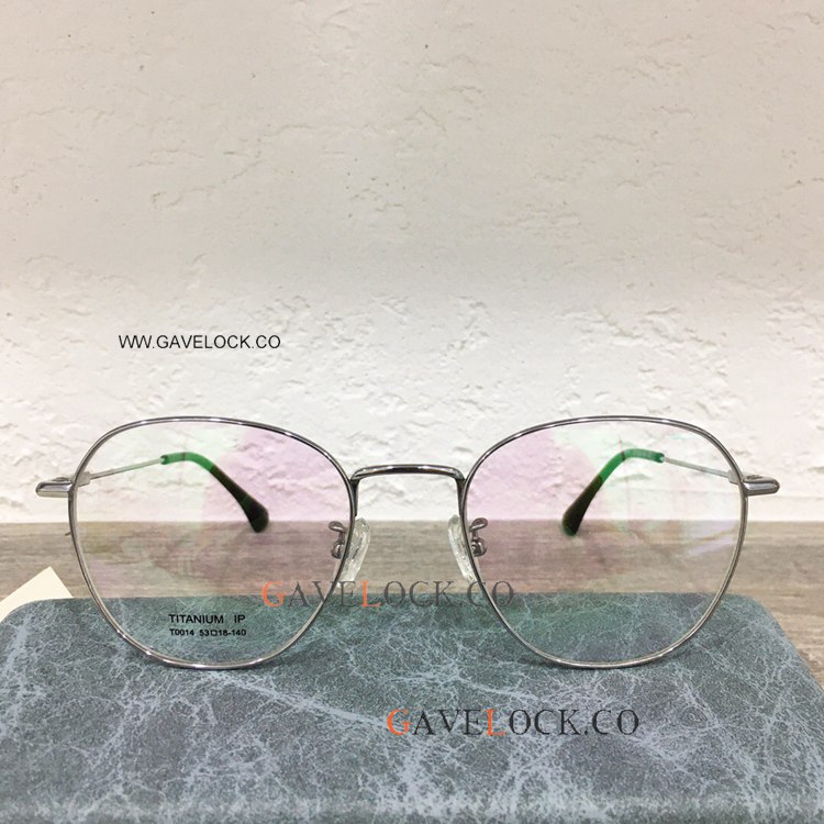 Silver Titanium Ip Frame Eyeglasses T0014 AAA Copy Jewelry